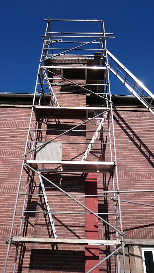 Schornsteingebundene Gerüstbauarbeiten